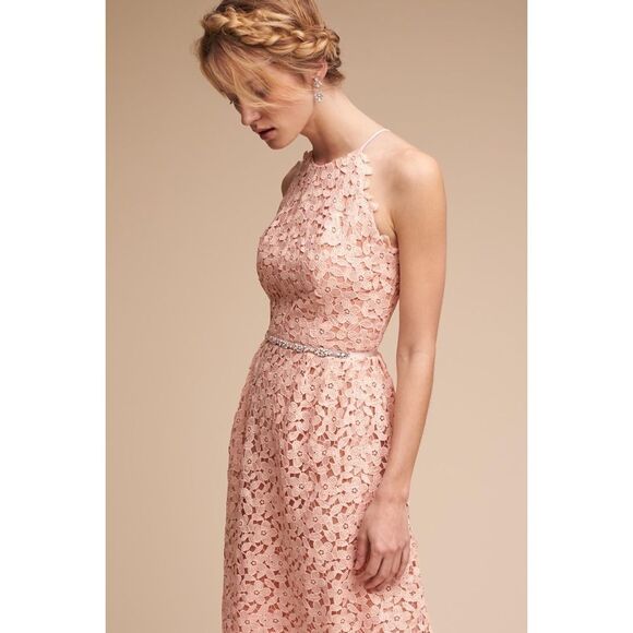 Anthropologie x BHLDN Moyna Frostlight Grosgrain Crysta Belt Sash $150 main image 4
